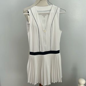 VARLEY navy white Downing court tennis dress 31.5” from Anthropologie S $139